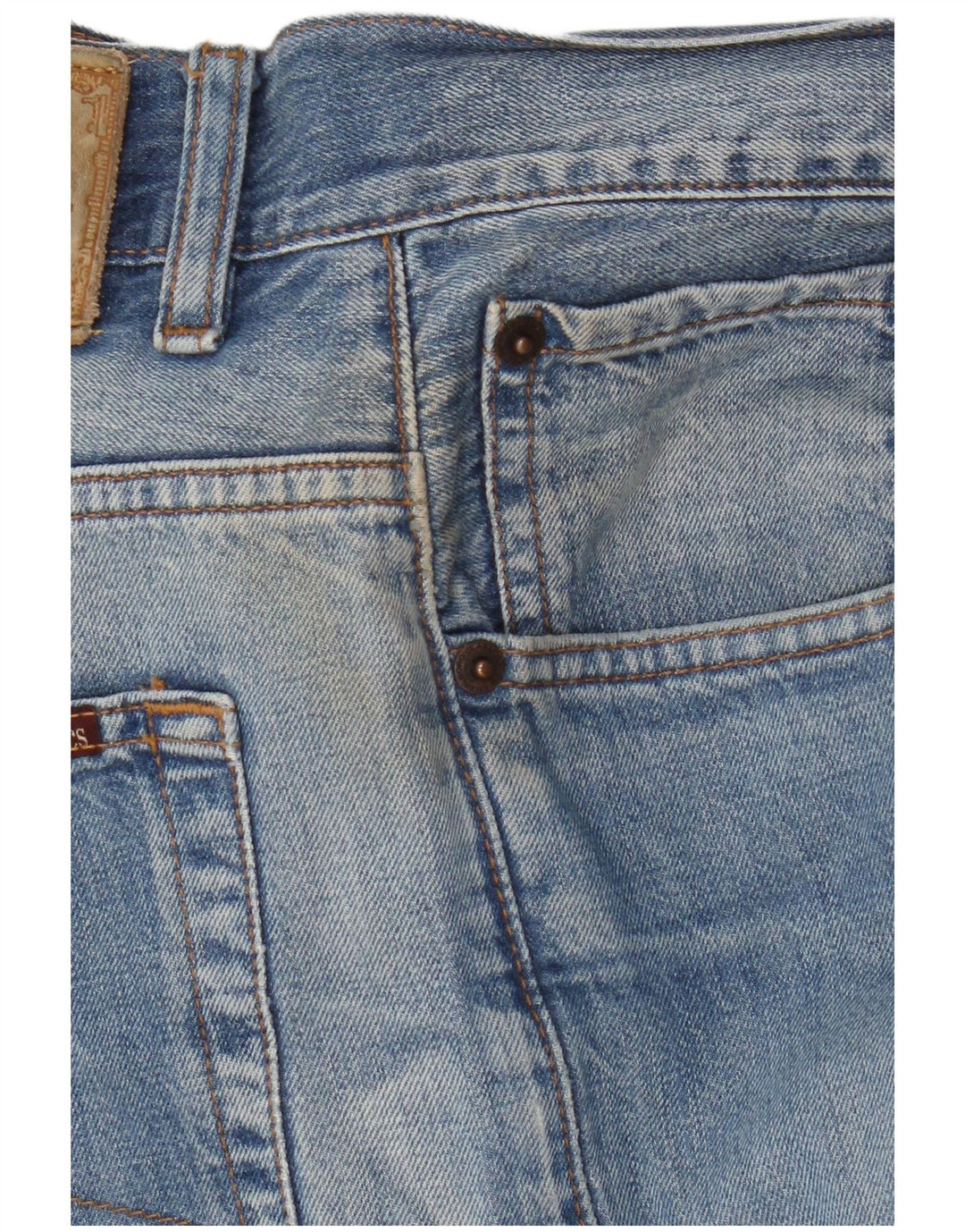 Marlboro Classics Jean droit homme W36 L34 bleu coton