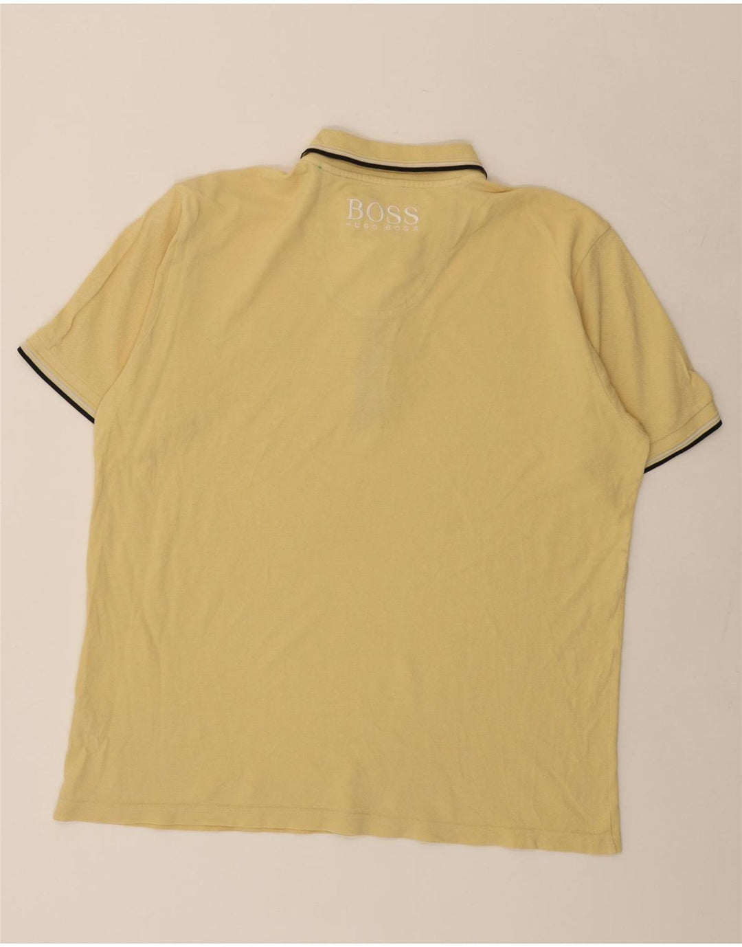 HUGO BOSS Polo Homme 2XL Jaune