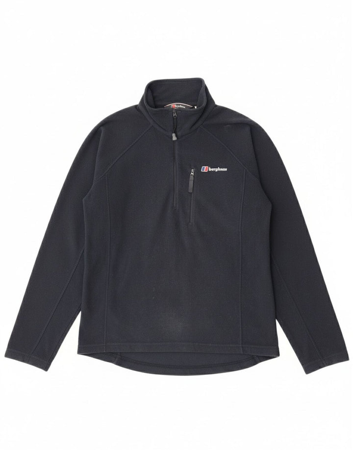 Berghaus Pull polaire à col zippé pour homme Petit bleu marine Polyester