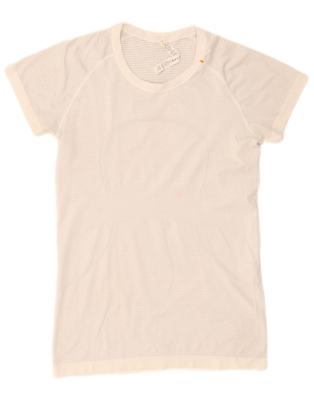 Lululemon T-Shirt Femme Top US 10 Grand Nylon Blanc