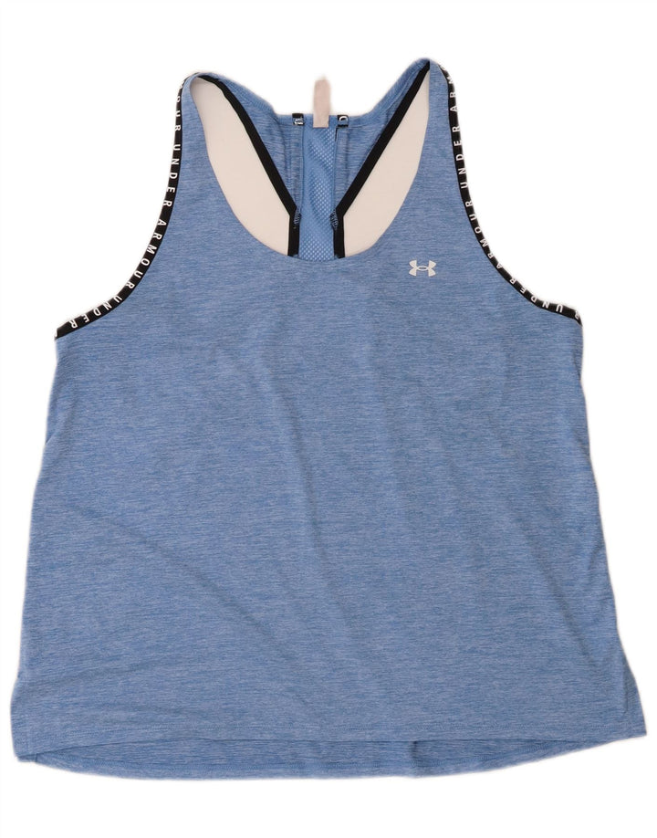 Under Armour Débardeur Graphique Femme UK 18 XL Bleu