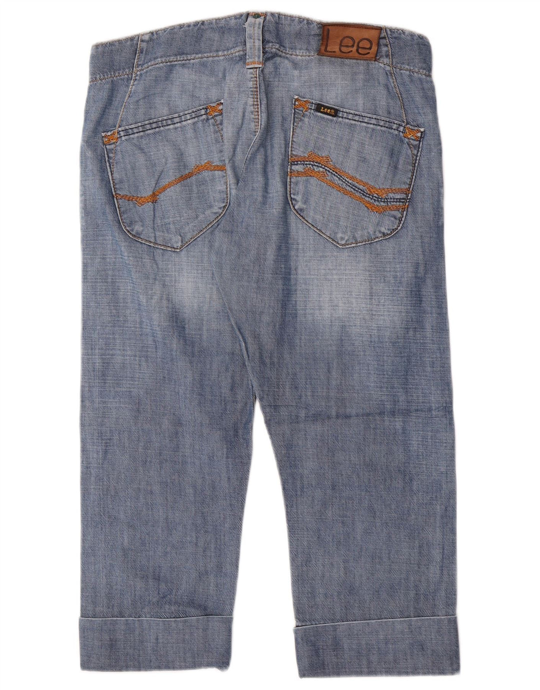 Lee Jean Capri Key West Femme W29 L21 Bleu Coton