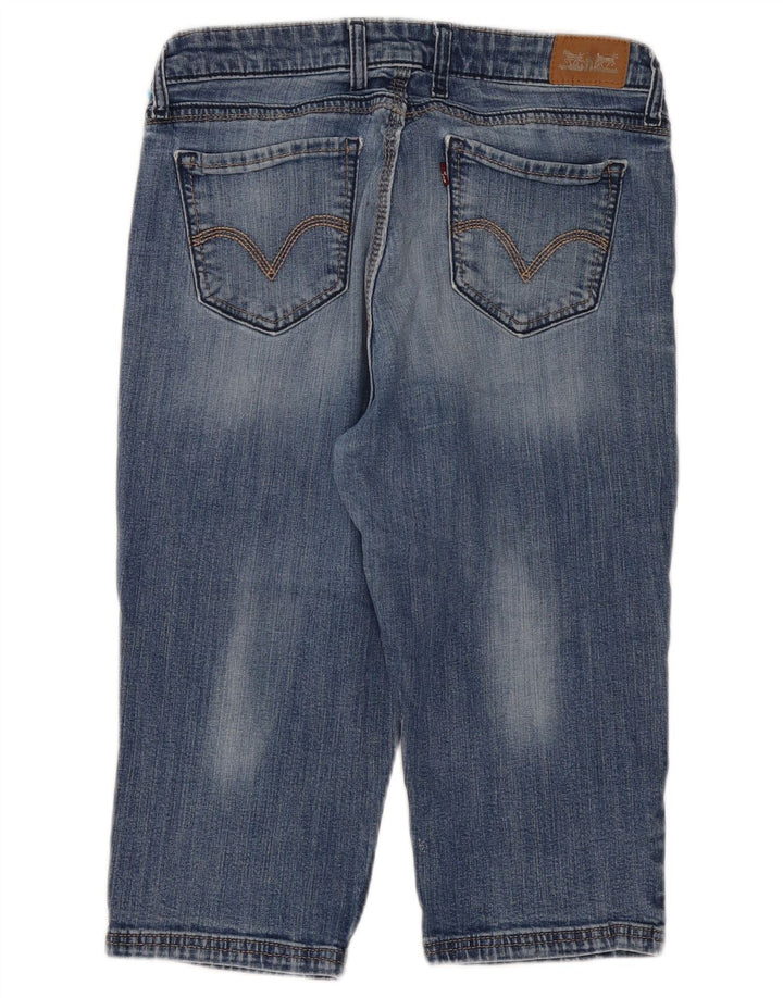 LEVI'S Jean Capri Femme US 12 Large W31 L18 Bleu Coton