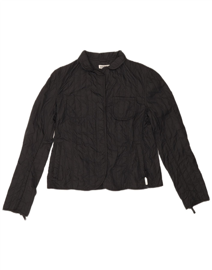 ASPESI Veste matelassée pour femme UK 18 XL Noir Polyamide