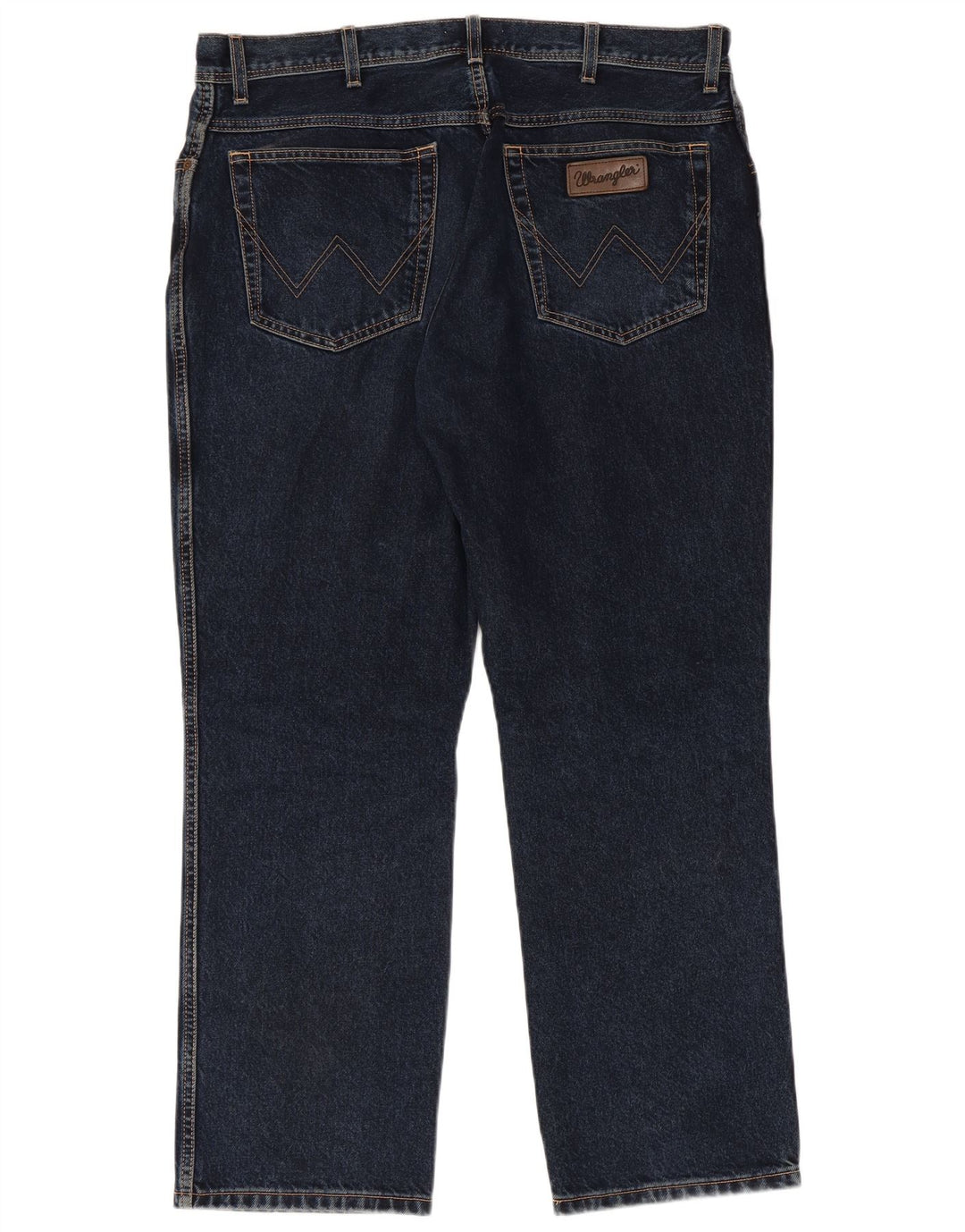WRANGLER Jean droit homme W38 L30 bleu marine coton