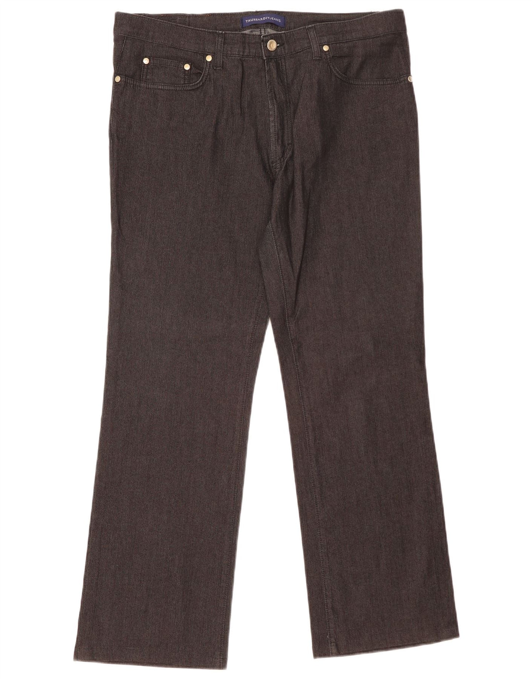 Trussardi Jean Bootcut W34 L29 Coton Noir Femme