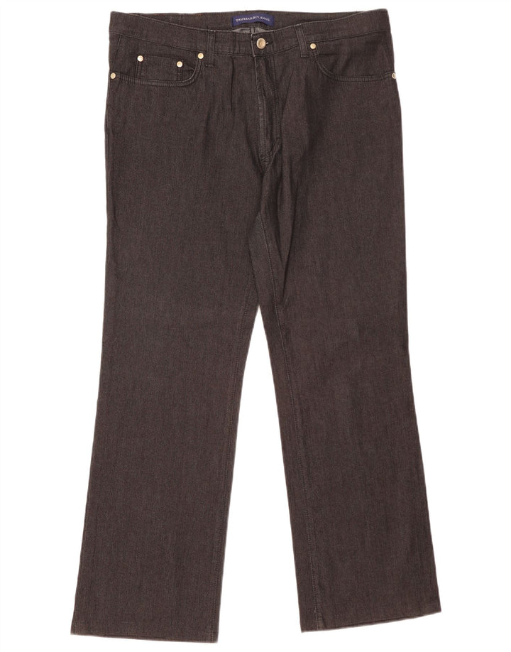 Trussardi Jean Bootcut W34 L29 Coton Noir Femme