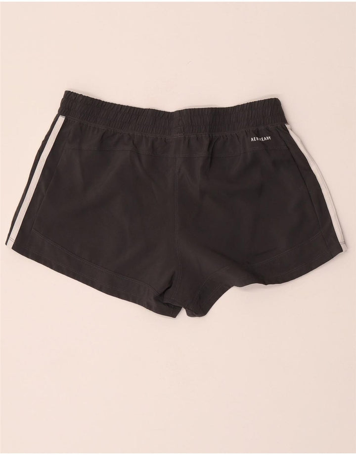 Adidas Short de sport Aeroready pour femme UK 12/14 Noir moyen Polyester