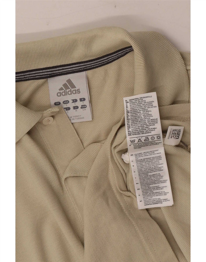 Adidas Polo Homme Petit Coton Beige