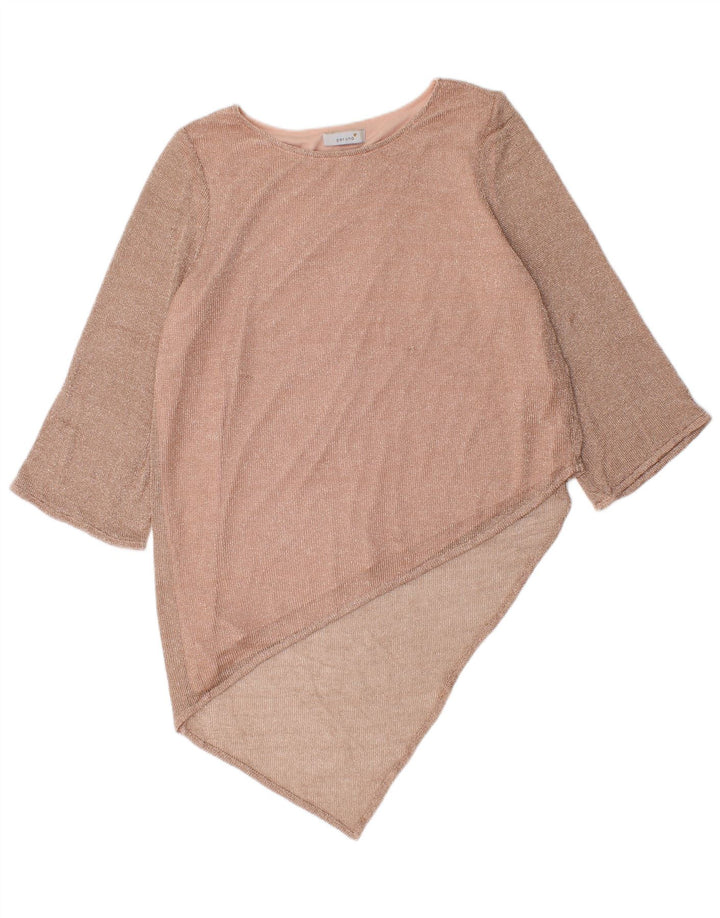 Marks & Spencer Robe asymétrique Per Una pour femme UK 14 Rose moyen moucheté