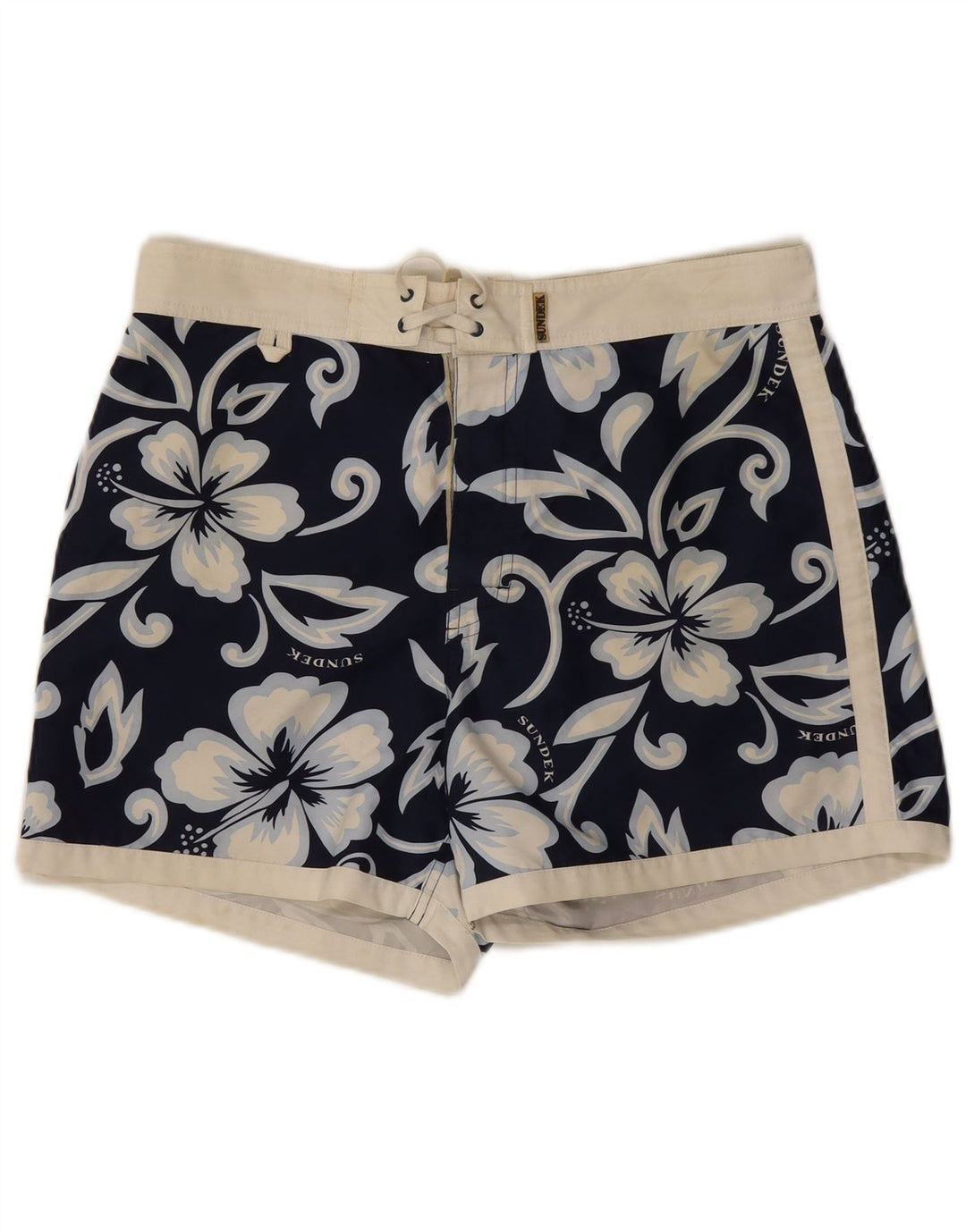 Sundek Short de bain homme bleu marine moyen polyester floral
