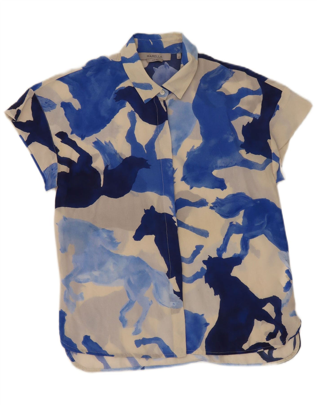 Marella Chemisier Femme IT 42 Moyen Imprimé Animal Multicolore