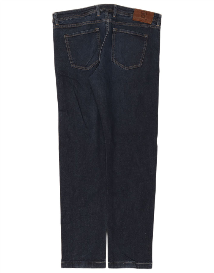 Massimo Dutti Jean droit pour femme EU 44 Large W34 L29 Bleu marine