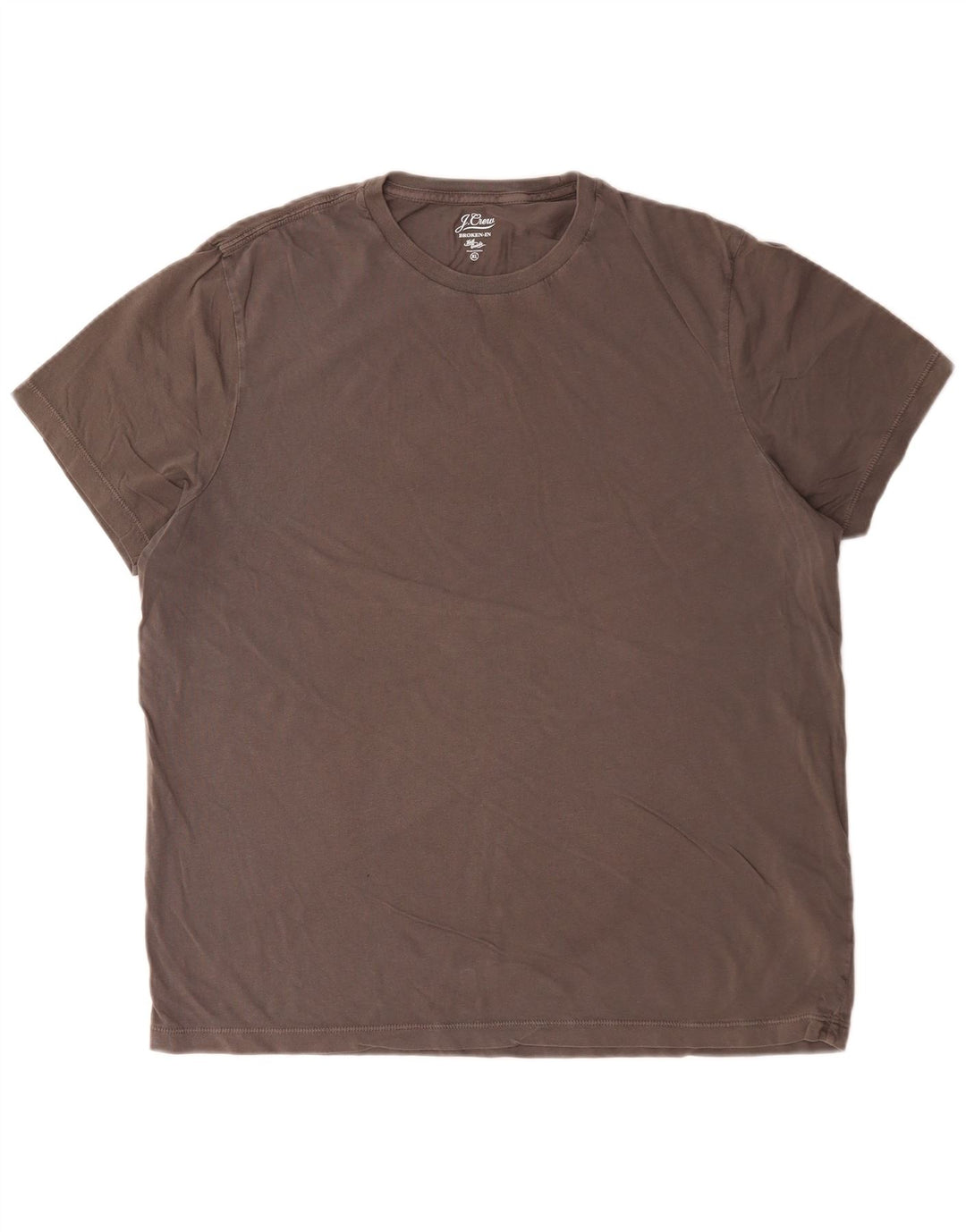 J. Crew T-Shirt Homme Top XL Marron Coton