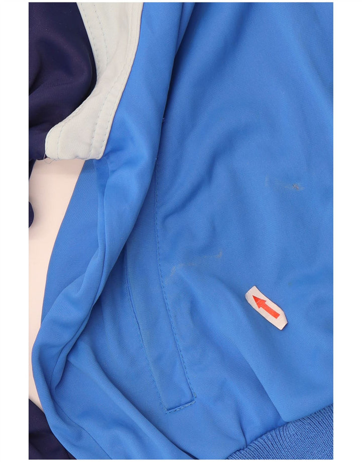 Ennerre Veste de survêtement pour femme UK 20 2XL Bleu Colorblock Polyamide