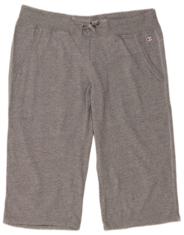 CHAMPION Bermuda de sport Heritage Classics pour femme UK 16 Large Gris