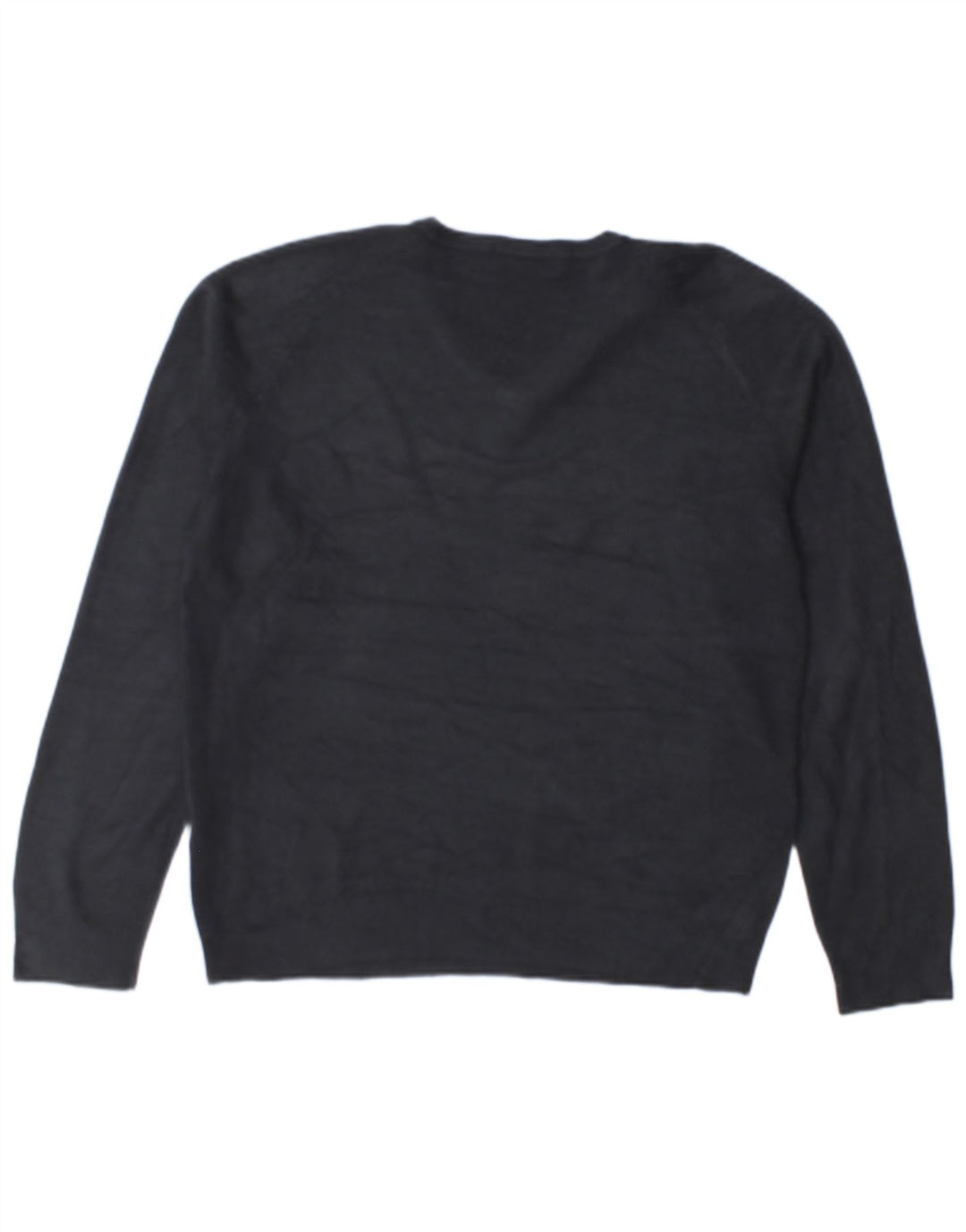 Marks & Spencer Pull à col en V Blue Harbour pour homme, petit, bleu marine