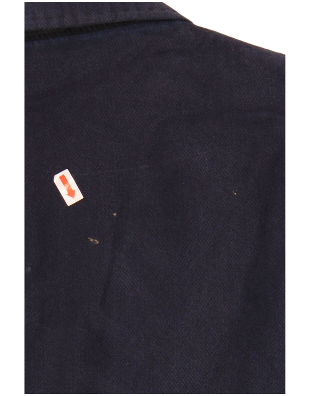 MARKS & SPENCER Veste Blazer 2 Boutons Homme UK 40 Large Bleu Marine Viscose