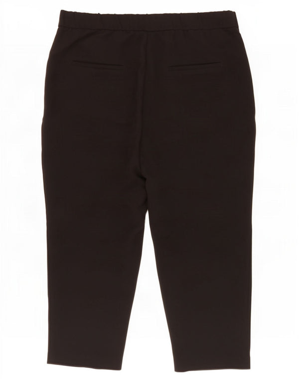 Zara Femme Trafaluc Capri Pantalon Moyen W28 L19 Noir