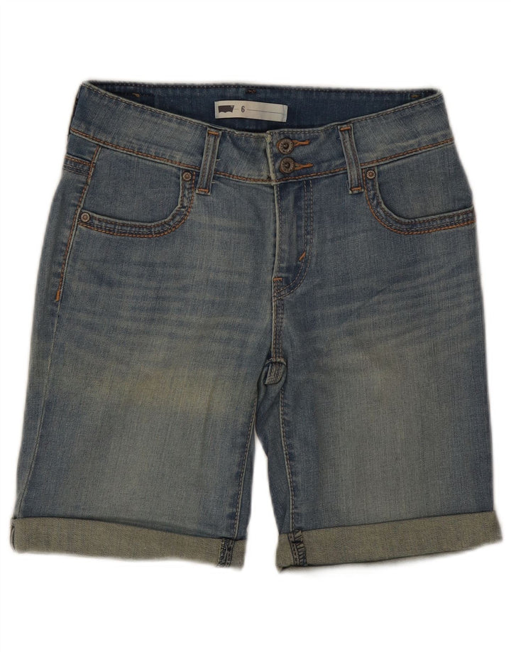 Levi's Short En Jean Femme US 6 Medium W28 Bleu Coton
