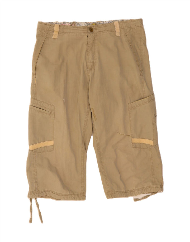O'NEILL Pantalon Cargo Capri Homme W34 L19 Coton Beige