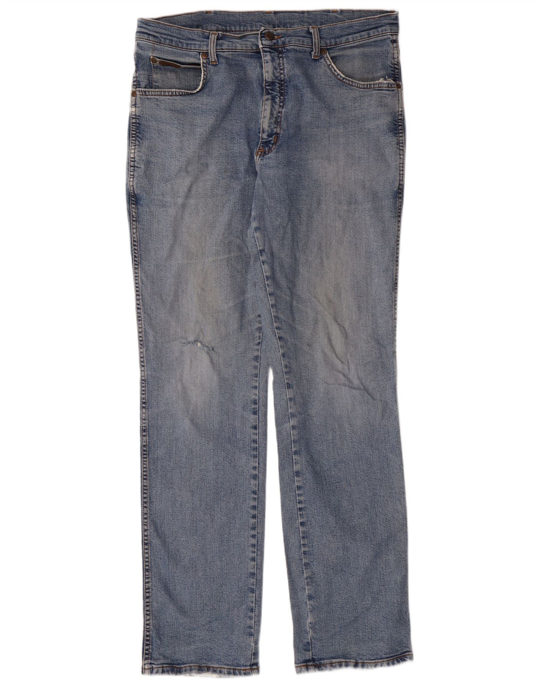 Wrangler Jean droit homme W36 L34 bleu coton classique