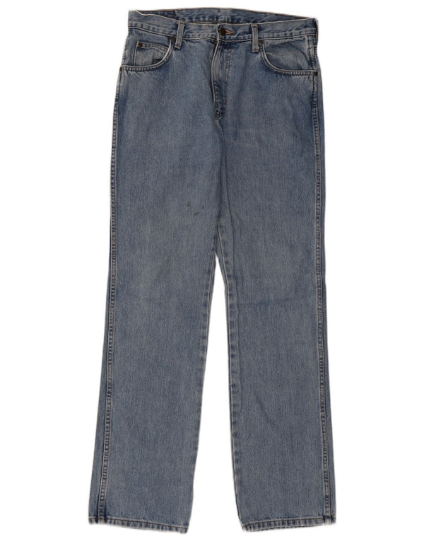 Wrangler Jean droit coupe régulière pour homme W32 L32 bleu coton