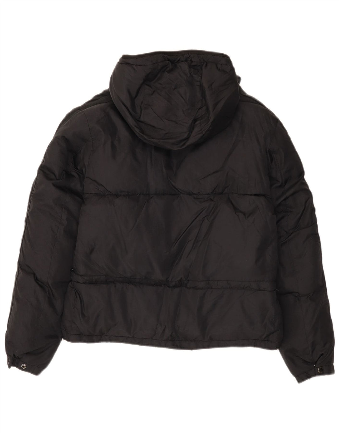 Replay Veste matelassée surdimensionnée à capuche pour femme UK 10 Small Noir Polyamide