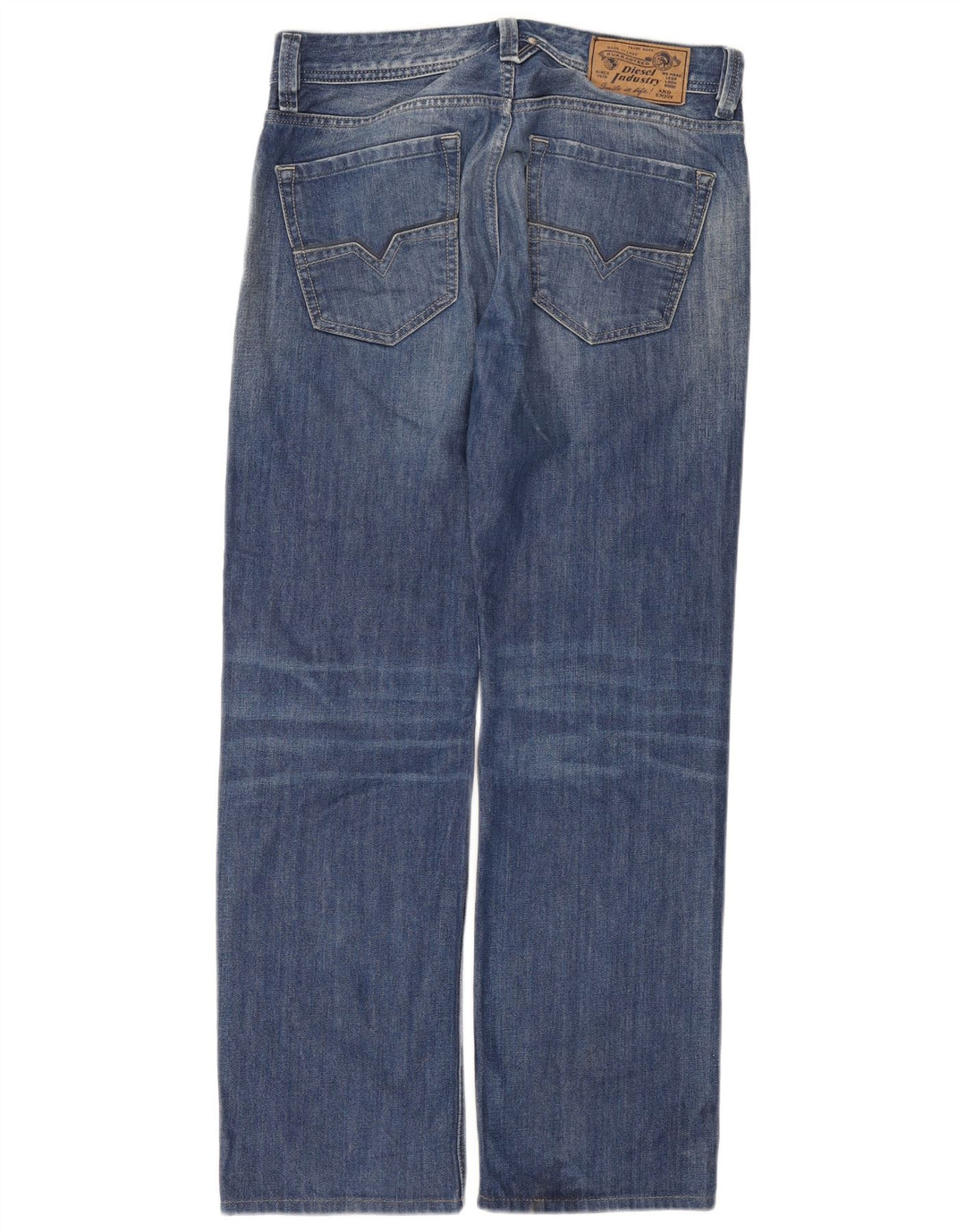 DIESEL Jean droit Larkee coupe régulière pour homme W29 L30 bleu coton