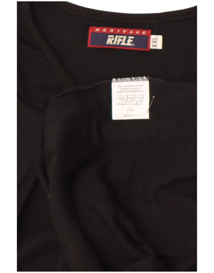 Fusil T-Shirt homme haut 2XL coton noir