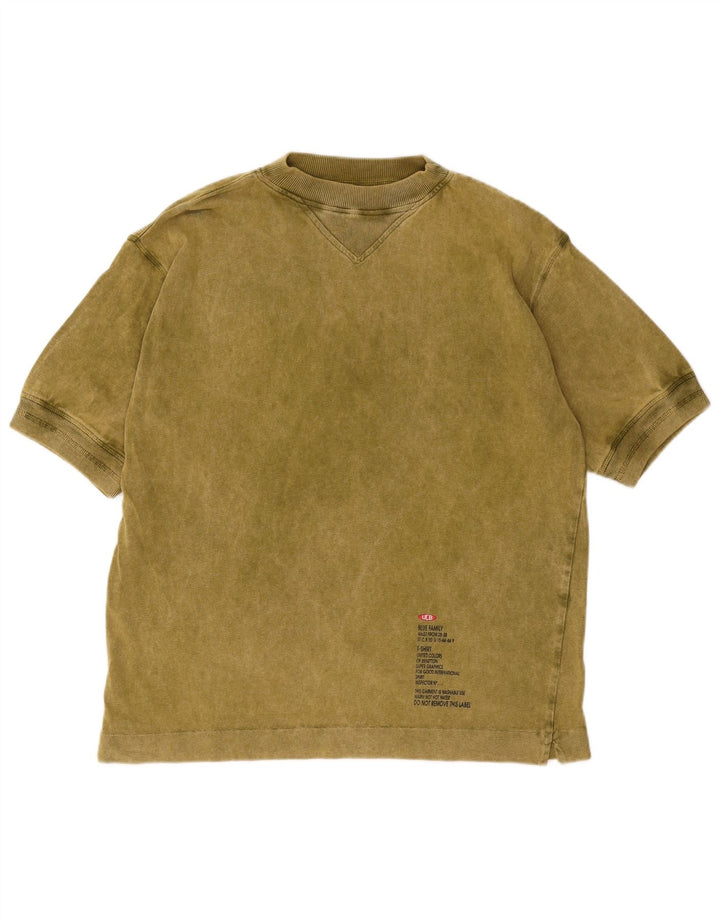 Benetton T-Shirt Homme Haut Large Vert