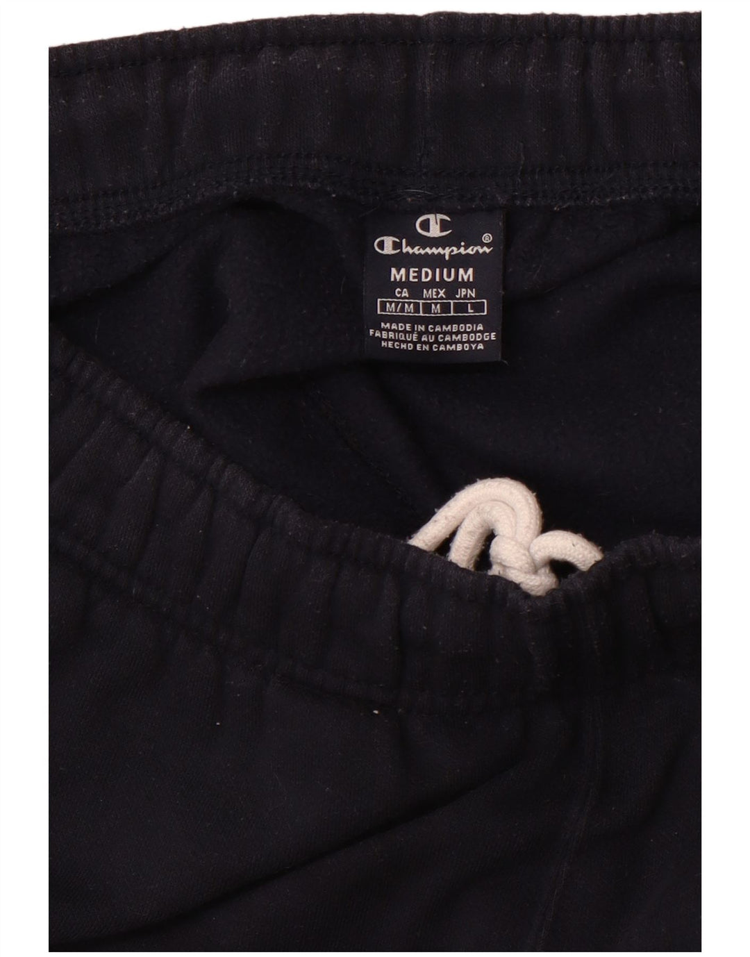 CHAMPION Short de Sport Graphique Homme Bleu Marine Moyen