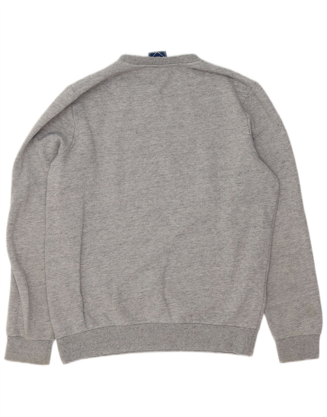 SUPERDRY Sweat-Shirt Graphique Homme Grand Gris Moucheté Coton