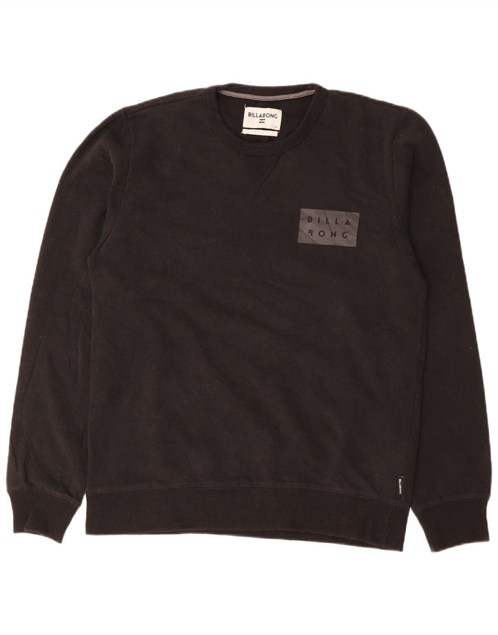 Billabong Mens Core Fit Graphic Sweatshirt Jumper Grand Noir Coton