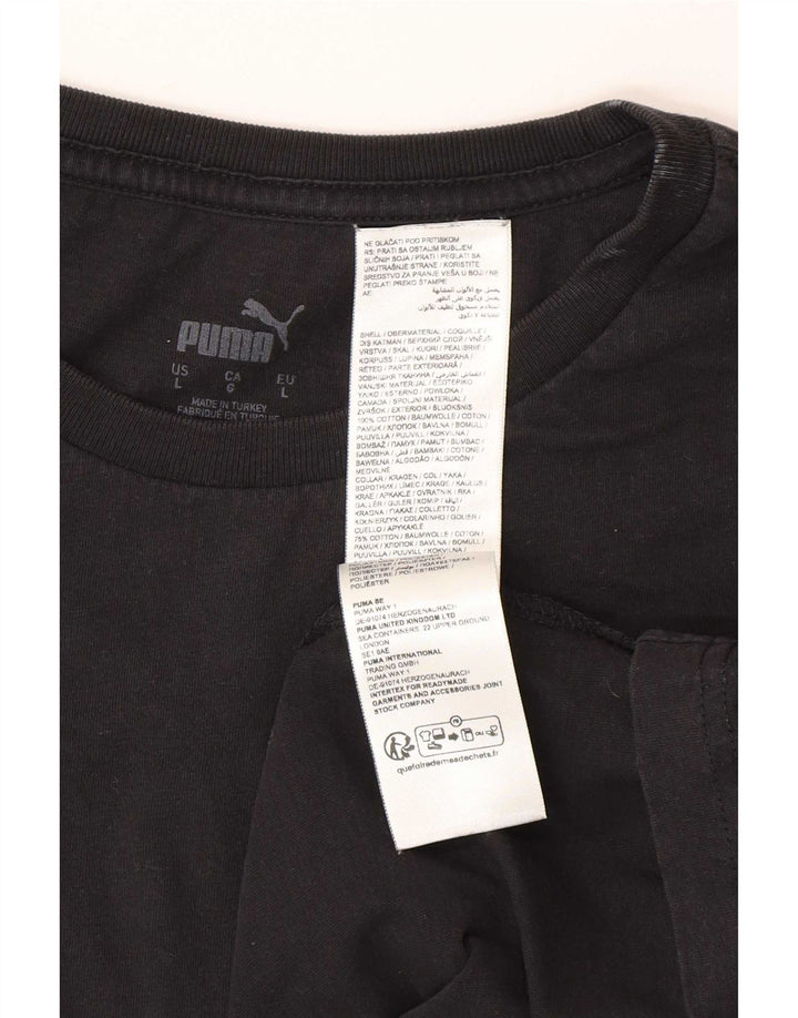 Puma T-Shirt Homme Haut Large Noir Coton