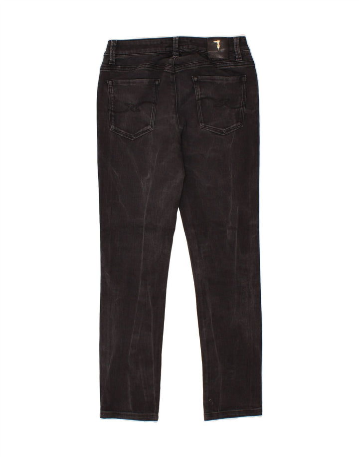 TRUSSARDI Womens Slim Jeans W27 L26  Black Vintage Trussardi and Second-Hand Trussardi from Messina Hembry 