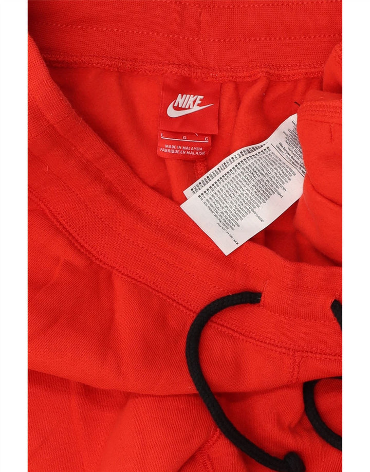 NIKE Pantalon de survêtement pour hommes Joggers Large Rouge Coton