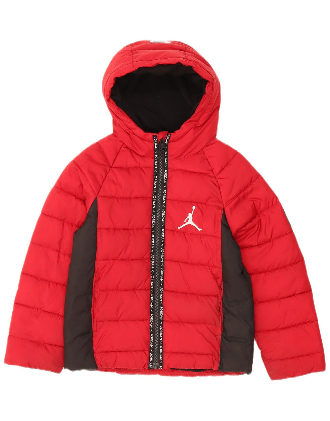 Jordan Veste matelassée à capuche graphique pour garçon 8-9 ans Petit color block rouge