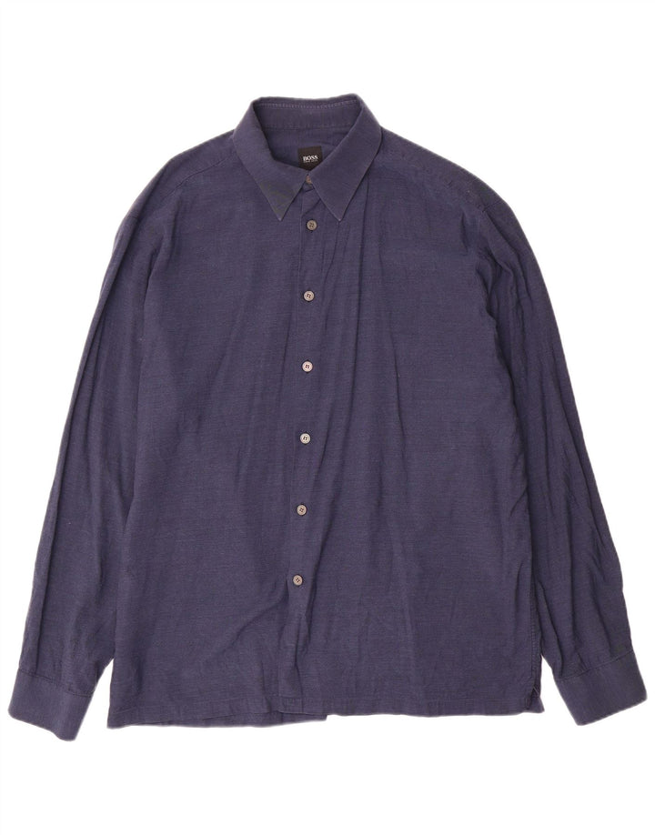 Hugo Boss Chemise Homme XL Bleu Marine