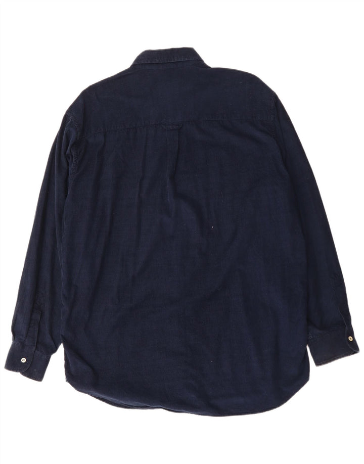 CARRERA Chemise en velours côtelé pour homme Taille 41/42 Grand coton bleu marine