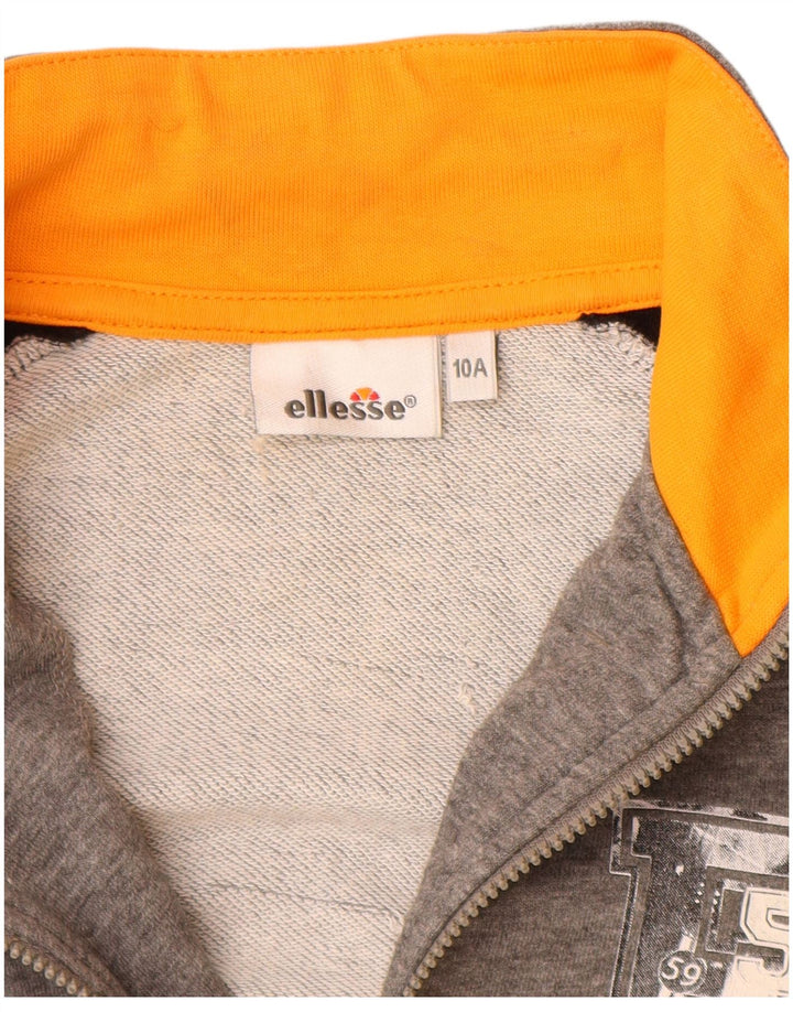 Veste de survêtement Ellesse Graphic pour garçon 9-10 ans Gris Colorblock