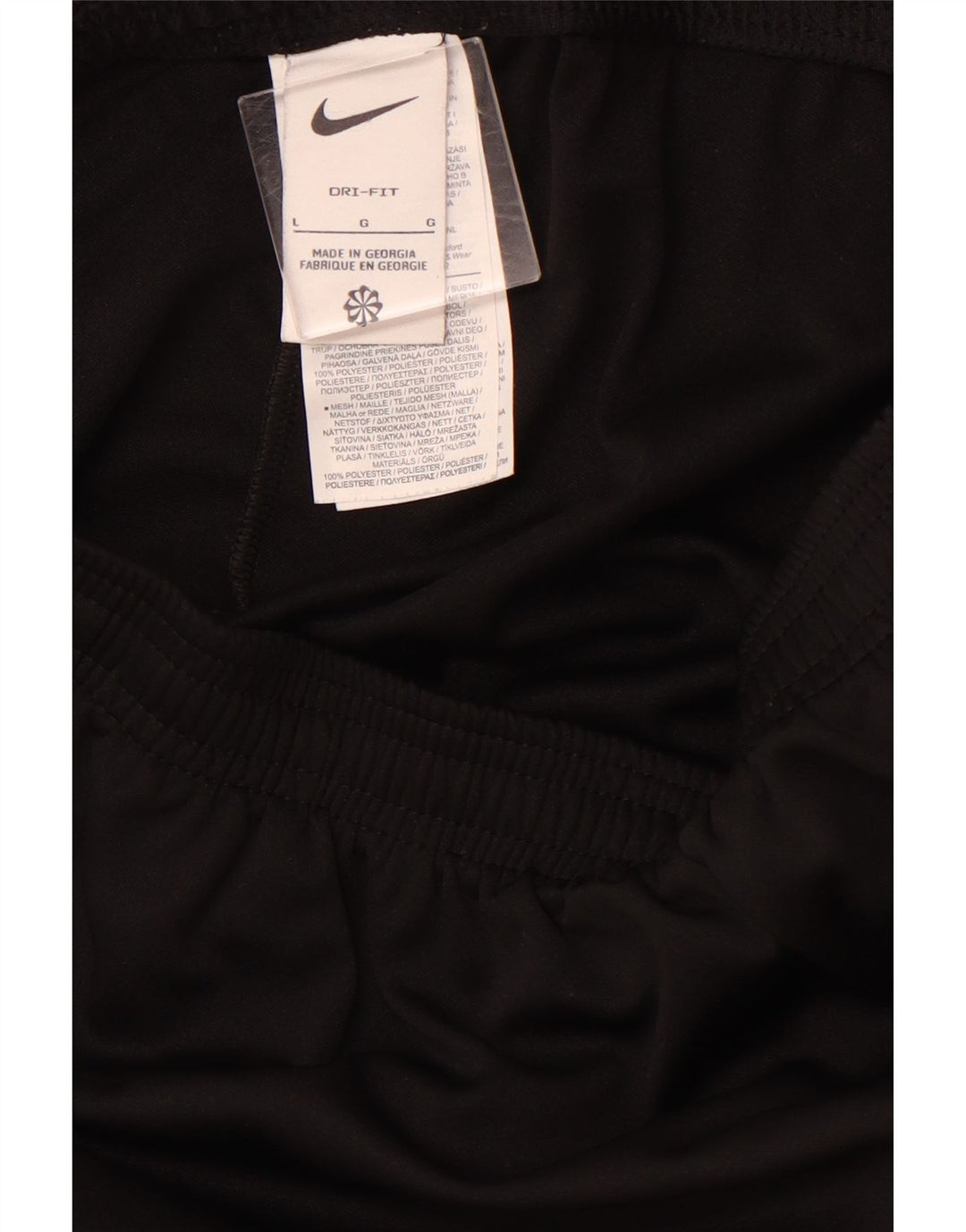 NIKE Pantalon de survêtement Dri Fit pour hommes Large Noir Colorblock Polyester