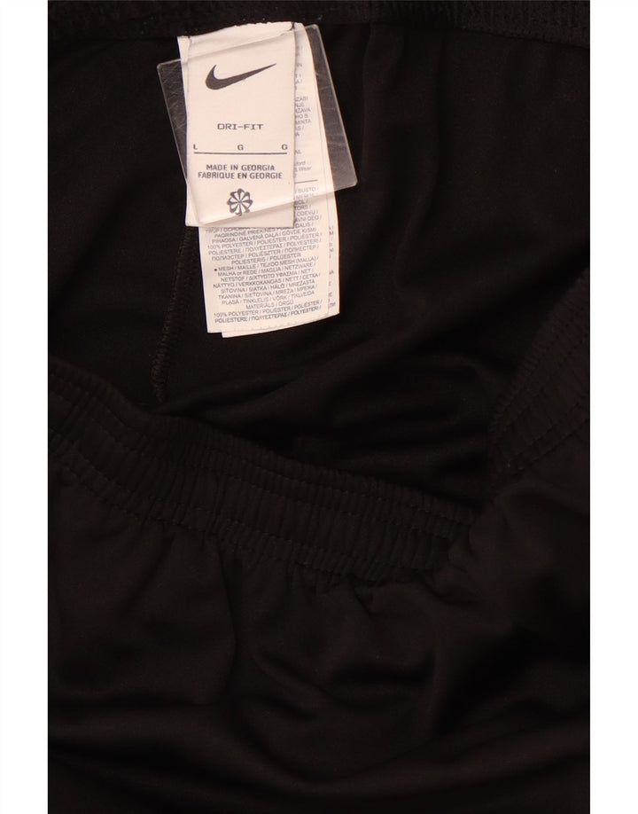 NIKE Pantalon de survêtement Dri Fit pour hommes Large Noir Colorblock Polyester