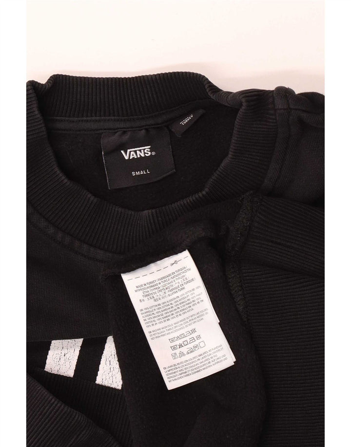 Vans Sweat-shirt graphique pour femme en coton noir Small