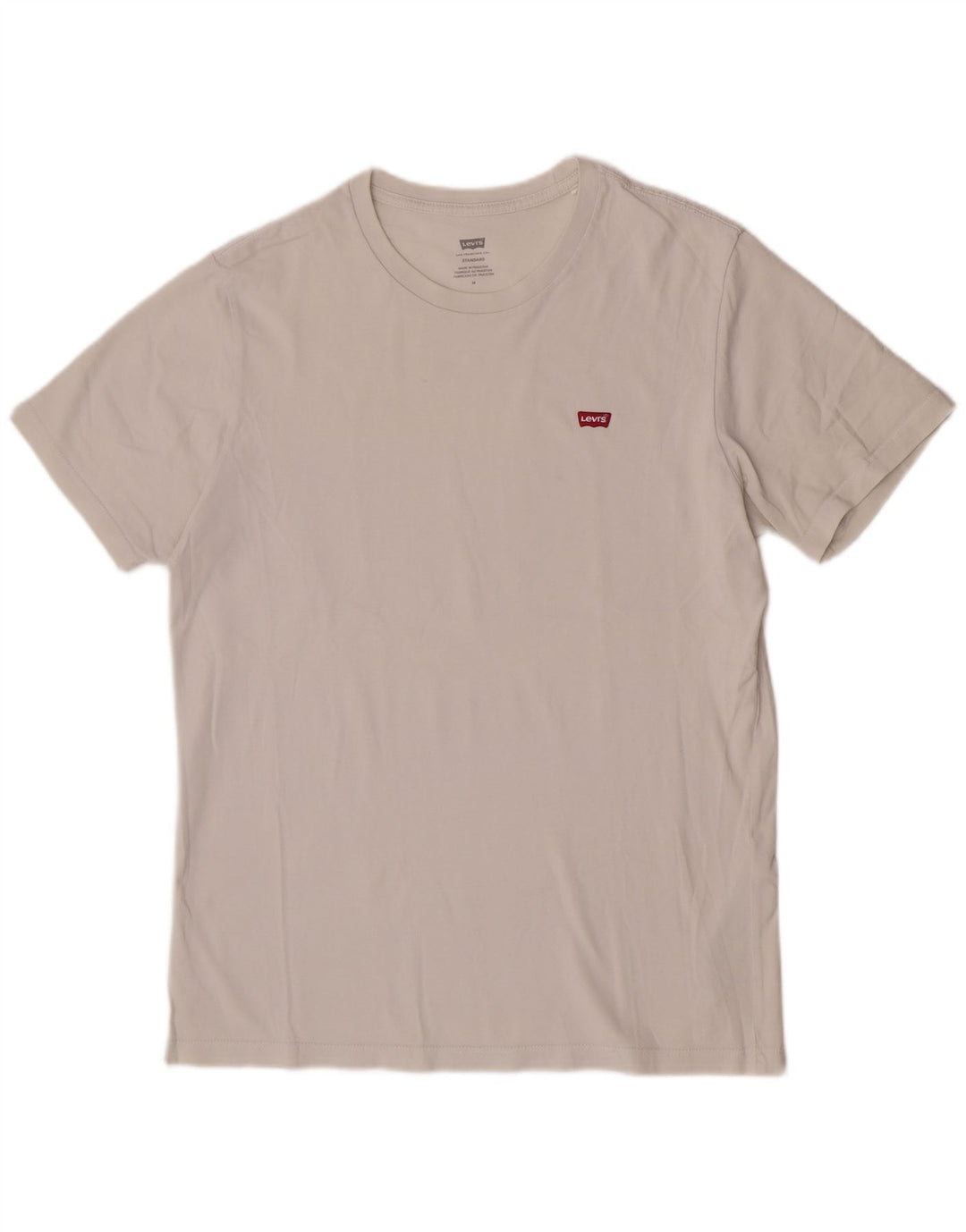 Levi's T-Shirt Top Homme Beige Moyen Coton