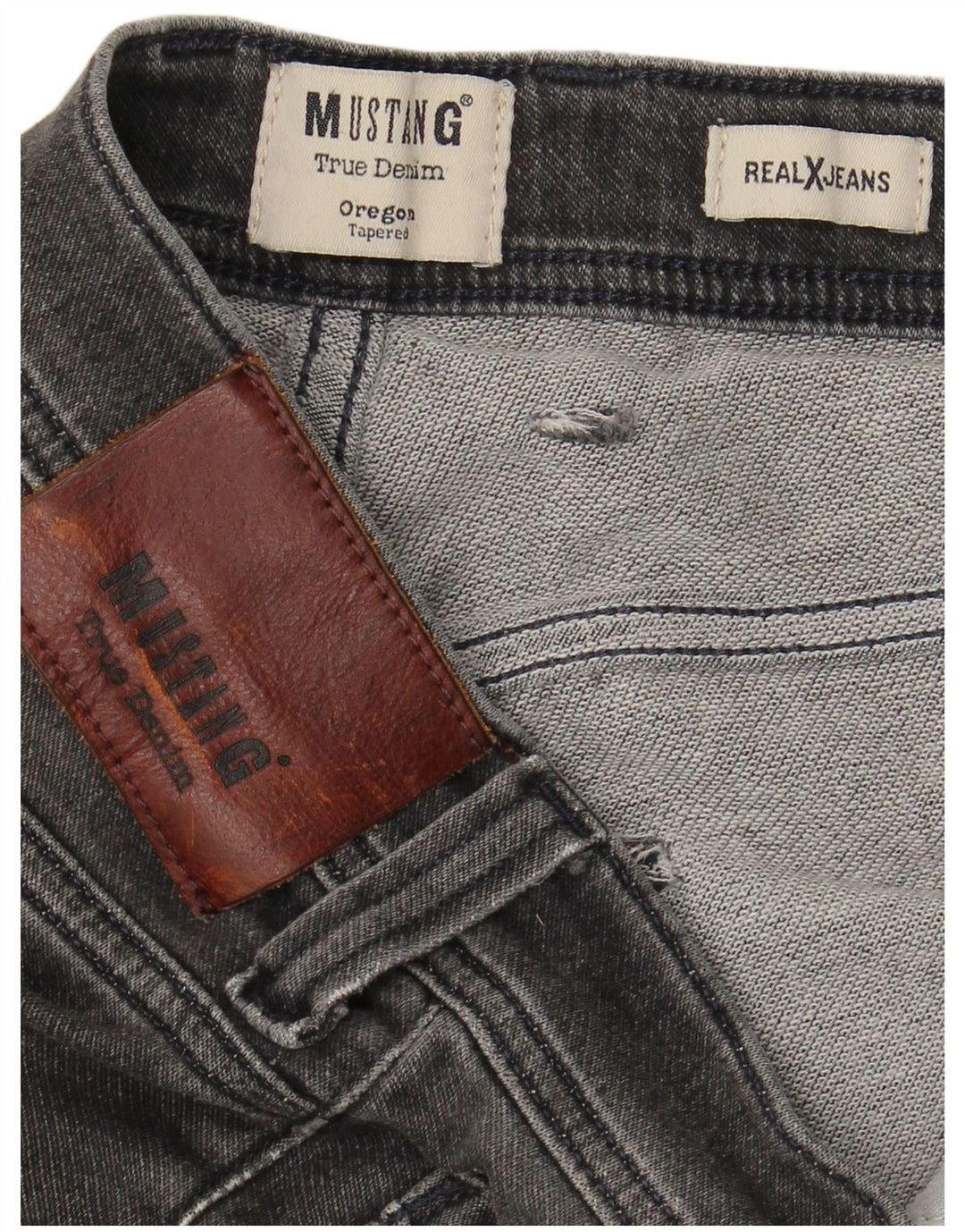 MUSTANG Jean Fuselé Oregon Homme W34 L31 Gris