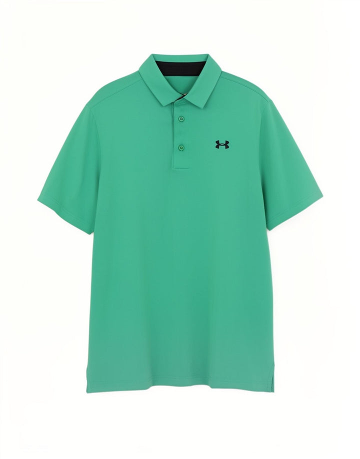 Under Armour Polo Homme Vert Moyen Polyester