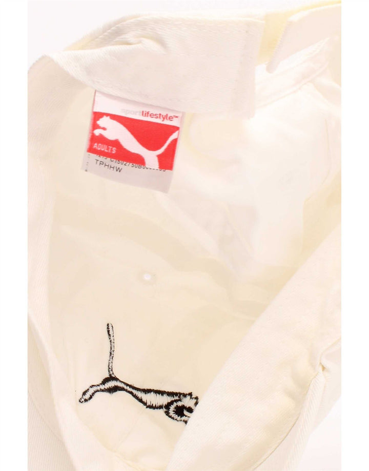 Puma Casquette de Baseball Graphique Homme Taille Unique Blanc