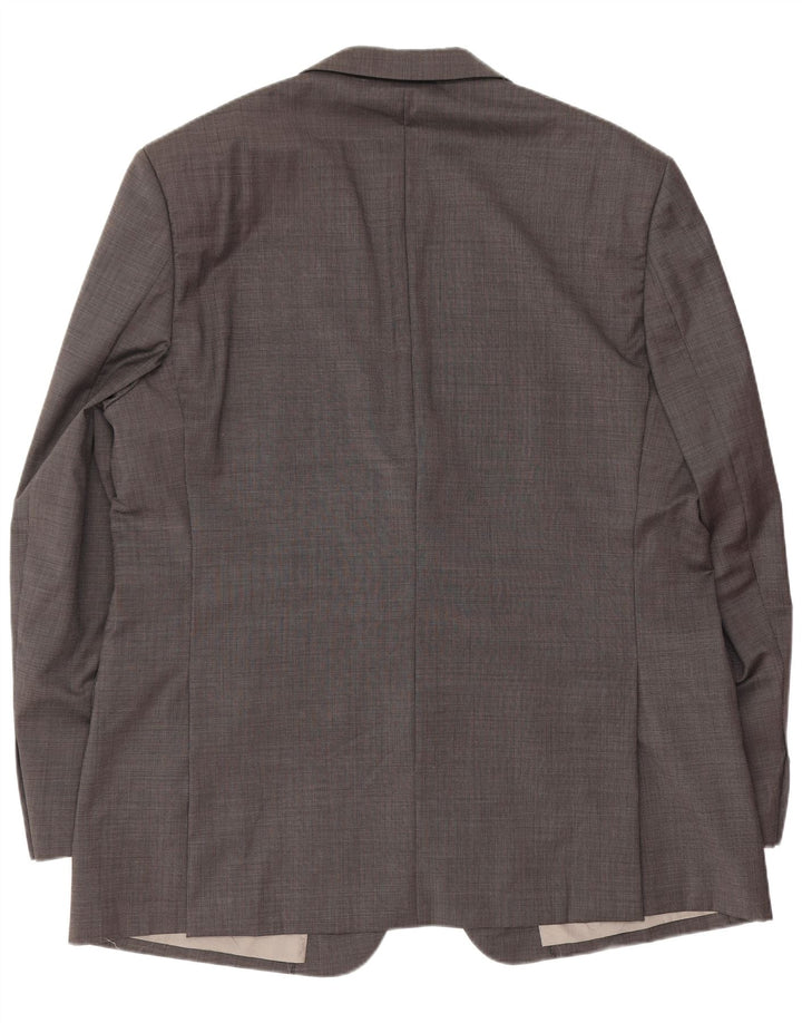 Marks & Spencer Veste Blazer 2 Boutons Homme UK 44 XL Laine Grise