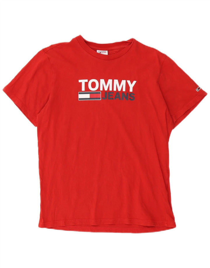 Tommy Hilfiger T-shirt graphique pour homme Petit rouge